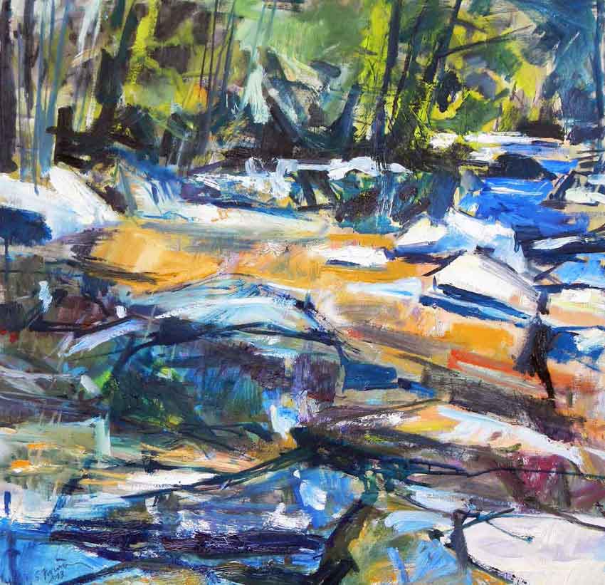 Susanne Purviance - Aist, 70x80 cm, Öl auf Leinwand, 2013