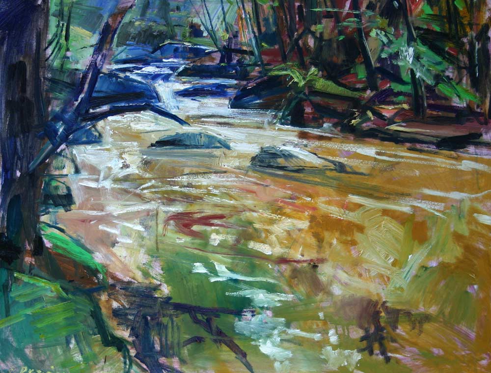 Susanne Purviance - Gewässer, 90x70 cm, Öl auf Leinwand, 2012 Susanne Purviance - Gewässer, 90x70 cm, Öl auf Leinwand, 2012