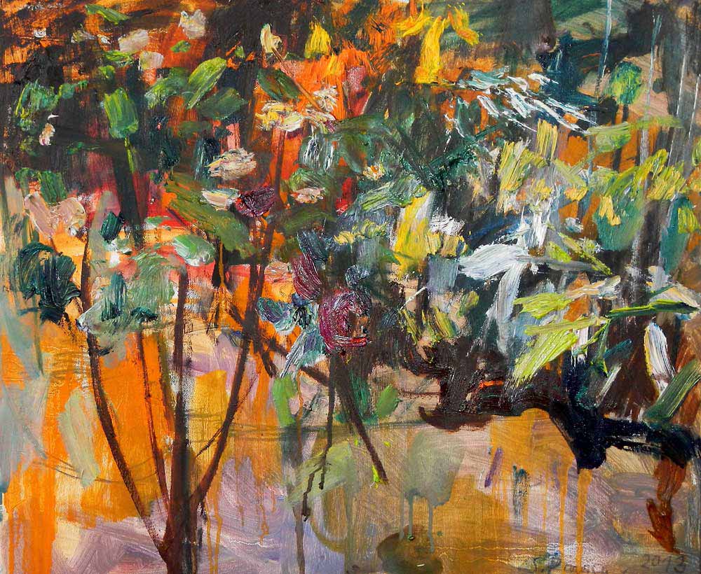 Susanne purviance - Rosen, 60x50 cm, Öl auf Leinwand, 2013